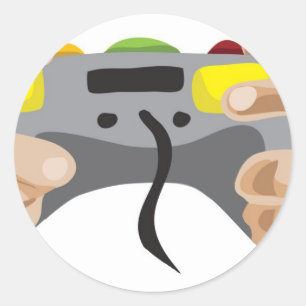 Sticker Rond pro gamer !  Personnalisable :