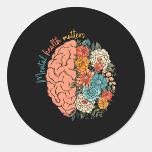 Sticker Rond Problèmes de santé Sensibilisation à la maladie cé