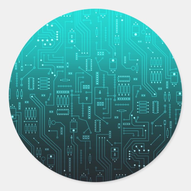 Sticker Rond processeur (Devant)