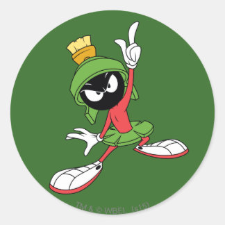 Sticker Rond Proclamation de MARVIN LE MARTIEN™