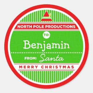 Sticker Rond Productions du pôle Nord