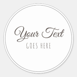 Sticker Rond Produit artisanal Vintage Simple Trendy Simple Squ