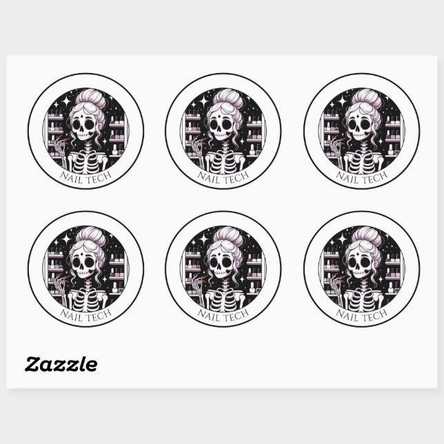 Sticker Rond Produit technique pour ongle Tarot (Feuille)