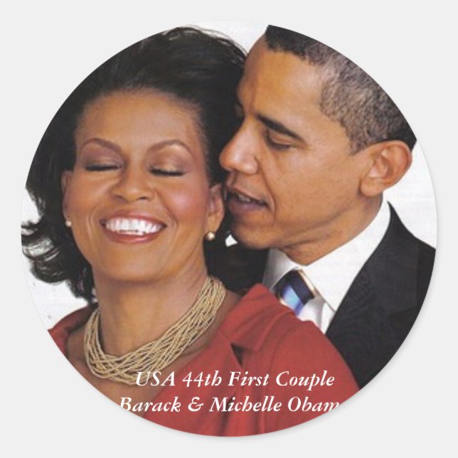 Sticker Rond Produits commémoratifs présidentiels (Devant)