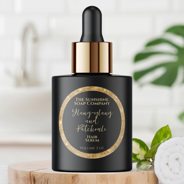 Sticker Rond Produits de cosmétiques de Parties scintillant de  (Créateur téléchargé)