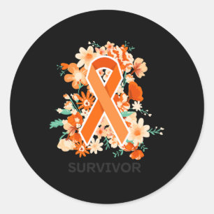 Sticker Rond Produits de sensibilisation à la leucémie Cancer d