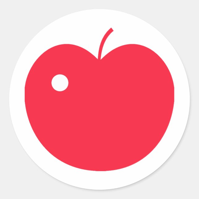Sticker Rond Produits et modèles Apple ! (Devant)