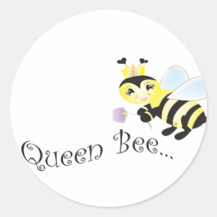 Sticker Rond (produits multiples choisis) reine des abeilles