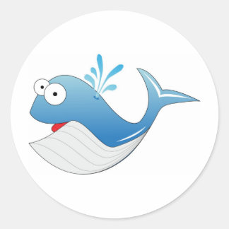 Sticker Rond Produits pour baleines