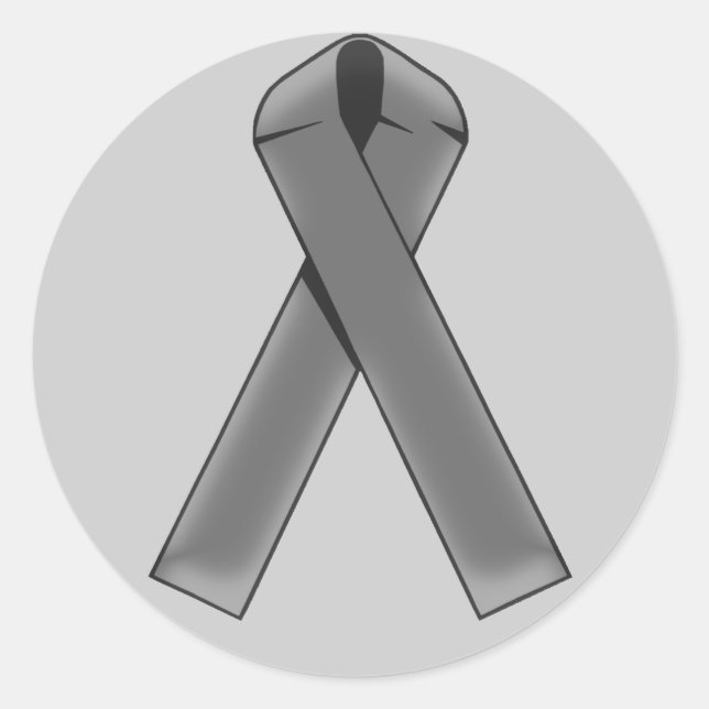 Sticker Rond Produits Ruban argenté (Devant)