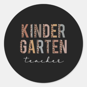 Sticker Rond Professeur de maternelle Ck à l'école Appréciation