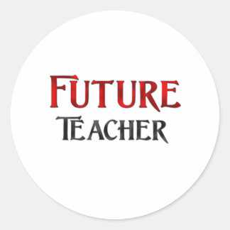 Sticker Rond Professeur futur