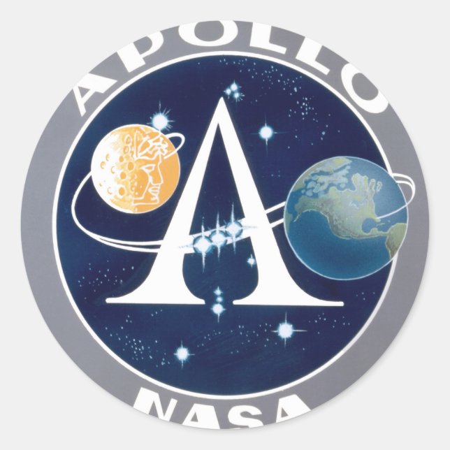 Sticker Rond Programme Apollo (Devant)