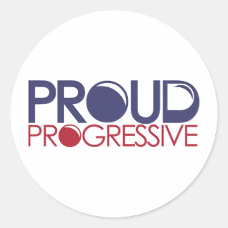 Sticker Rond Progressif fier