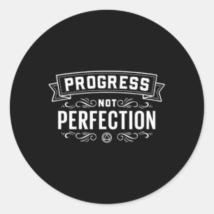 Sticker Rond Progression non perfection Sobre Récupération