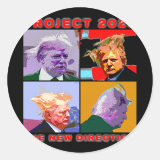 Sticker Rond Projet 2025 [nouvelle direction] Actif