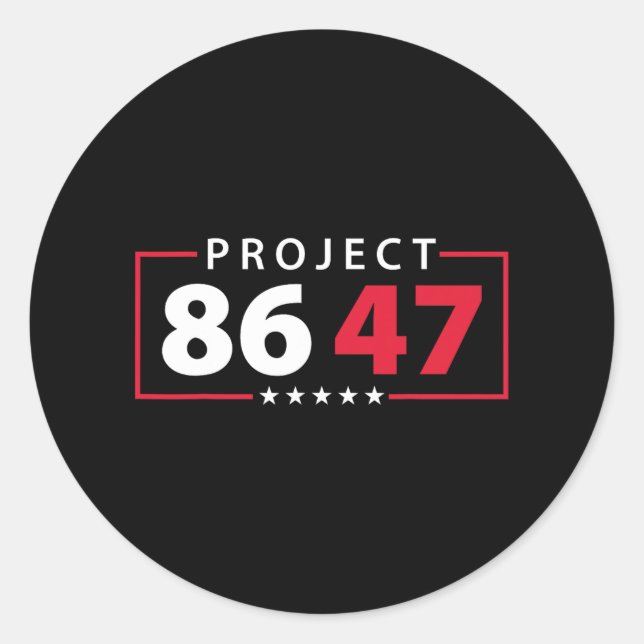 Sticker Rond Projet 8647 Résiste au subtil Foxtrot Delta Tango  (Devant)