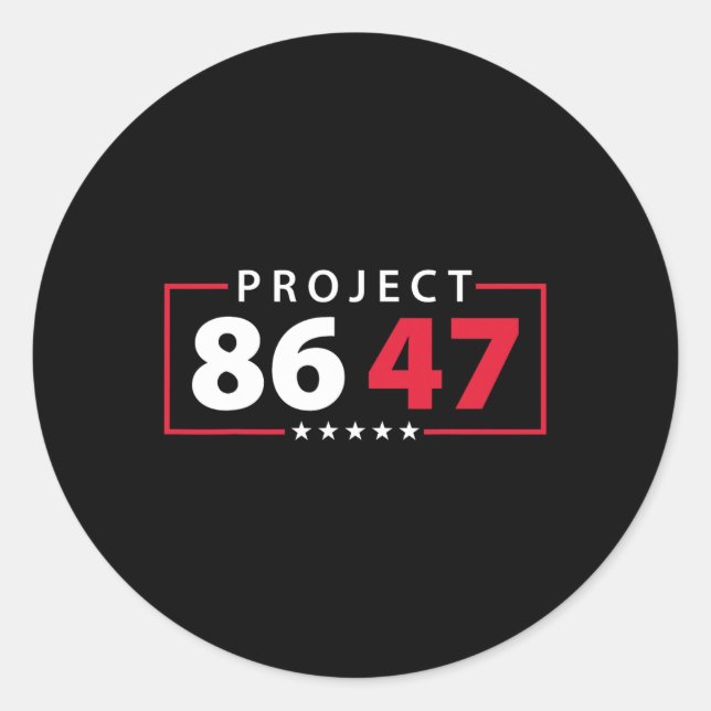 Sticker Rond Projet 8647 Résister Subtil Foxtrot Delta Tango Pr (Devant)