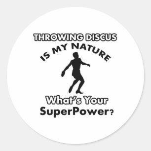Sticker Rond projeter la conception du disque