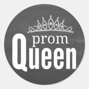 Sticker Rond Prom Queen
