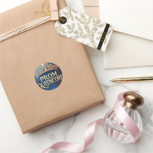 Sticker Rond Prom Queencore Invitation : magnifique thème royal