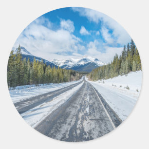 Sticker Rond Promenade des Glaciers