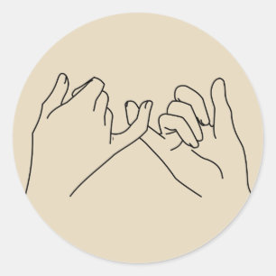 Sticker Rond promesse pénible