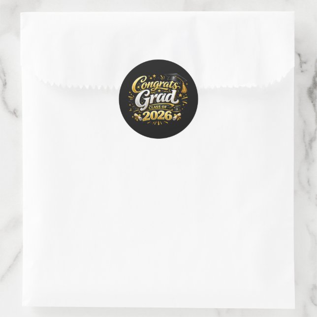 Sticker Rond Promotion 2026 (Sac)