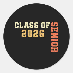 Sticker Rond Promotion 2026 Élève 2026 Diplôme 2025 Étudiant 