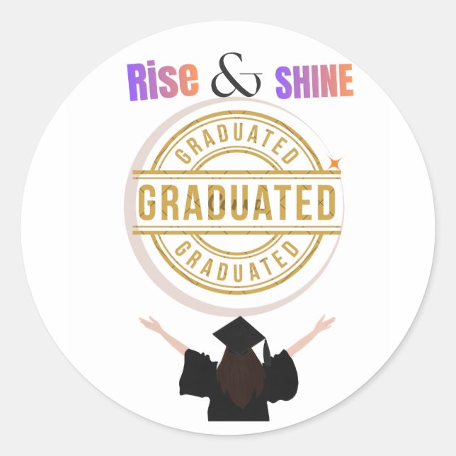 Sticker Rond Promotion 2026 Élite 🎓 (Devant)