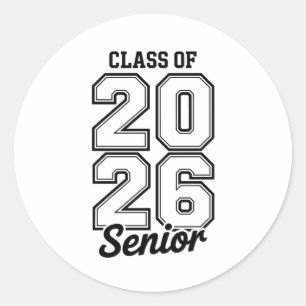 Sticker Rond Promotion 2026 Terminale 26 Diplômé Diplômée
