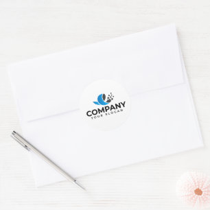 Sticker Rond Promotion personnalisée d'entreprise