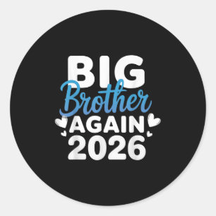 Sticker Rond Promu À Big Brother Encore 2026 Tee 3e Baby An