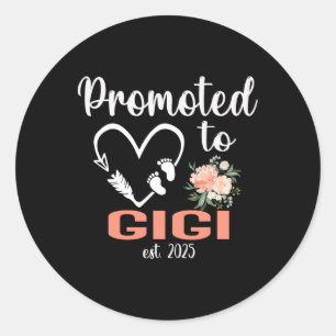 Sticker Rond Promu À Gigi Est 2025 Fête Des Mères Nouveau Gigi