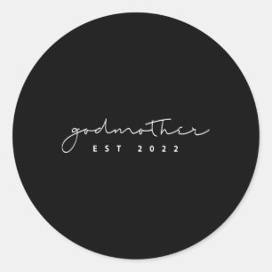 Sticker Rond Promu À Godmère Est 2022 Annonce Grossesse