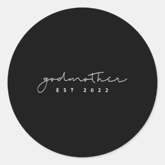 Sticker Rond Promu À Godmère Est 2022 Annonce Grossesse