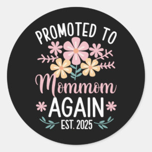 Sticker Rond Promu À Maman Encore Est 2025 Flower