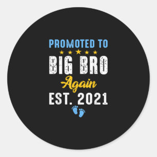 Sticker Rond Promu à nouveau Big Brother 2021  tendance
