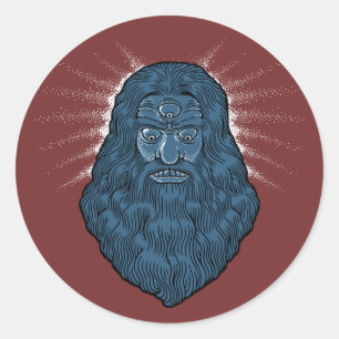 Sticker Rond Prophète pinéal