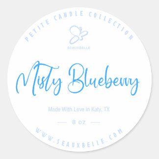 Sticker Rond Propre Classique Minimaliste