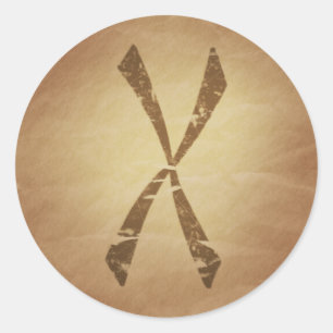 Sticker Rond Protection contre le poison Charmes magiques nordi