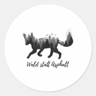 Sticker Rond Protection De l'environnement des animaux