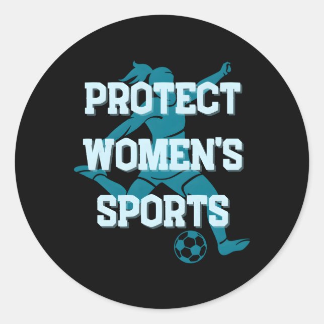Sticker Rond Protect'S Sports Feminist (Devant)