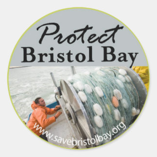 Sticker Rond Protéger Bristol Bay