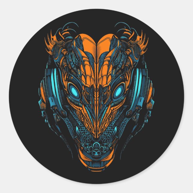 Sticker Rond Protocole Venin (Devant)
