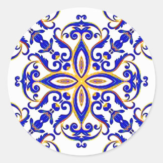 Sticker Rond Provincial français