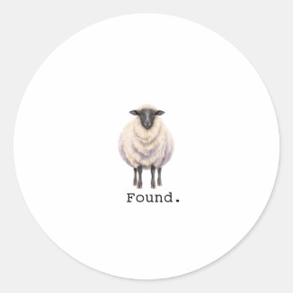 Sticker Rond Psaume chrétien 23 Agneau