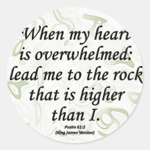 Sticker Rond Psaume de résistance 61-2