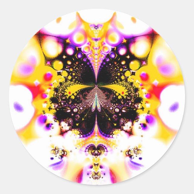 Sticker Rond Psy Fly (Devant)