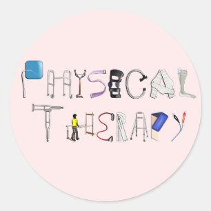 Sticker Rond PT au travail